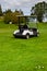 New Zealand Golf Course and Golfers Kart