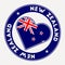 New Zealand heart flag badge.