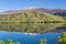 New zealand, lake hayes with coronet peak