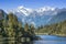 New Zealand Lake Matheson and Mount Cook