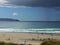 New Zealand: Mangawhai surfers beach rain storm