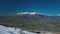 New Zealand mountain panorama as seen from Coronet Peak ski resort, Queenstown