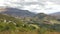 New Zealand mountains and plain grass field