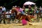 New Zealand Rodeo - Barrel race