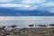 New Zealand`s Kaikoura Mountain Range on a Winter Day