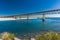 New Zealand\\\'s longest one-lane bridge over Haast River, South Westland