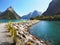 New Zealand, Scenic Fjord Landscape, Milford Sound