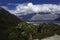 New Zealand, scenic view of Lake Hawea