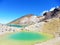 New zealand tongariro crossing national park emerald lakes volcano