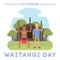 New Zealand Waitangi day topic.