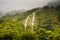 New Zealand Waterfalls near Homer Tunnel