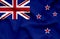 New Zealand waving flag