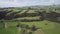 New Zealand Wide Open Beautiful Green Landscape, Aerial 4k