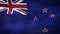 NEW ZELAND Realistic Waving Flag Background