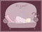 Newborn Baby Girl Sleeping Card