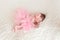 Newborn Baby Girl Wearing a Ballerina Tutu