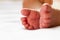 Newborn baby infant feet
