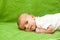 Newborn baby laying down