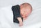 Newborn Baby sleeping peacefully in Ñrib