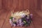 Newborn Digital Background Spring lilac Basket Prop for Newborn