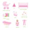 Newborn girl stickers