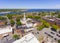 Newburyport historic downtown aerial view, MA, USA