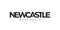 Newcastle in the Australia emblem. The design features a geometric style, vector illustration with bold typography in a modern