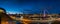 Newcastle Quayside Panorama at night