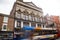 Newcastle Tyne Theatre building exterior with Stagecoach bus moving past