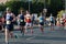 Newcastle upon Tyne UK 9th June 2023 Blaydon Races competitors crossing the Tyne at Scotswood Bridge