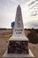 Newer Colorado state line marker sign