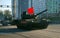 The newest Russian main Armata tank of T-14.