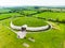 Newgrange, a prehistoric monument built during the Neolithic period, located in County Meath, Ireland. UNESCO World Heritage Site