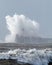 Newhaven Lighthouse in Rough Sea