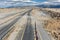 Newly Asphalted Road Panoramic in Spain