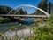 The newly built Vedder bridge over the Vedder river in Chilliwack British Columbia Canada