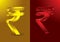 Newly formed Indian Rupees symbol
