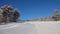 Newly prepared skislope of Are Valadalen Fjallstation , Jamtland in Sweden