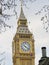Newly repaired Big Ben clock tower London
