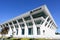 NEWPORT BEACH, CALIFORNIA - 22 APR 2023: Pacific Life Insurance building in Newport Center, adjacent to Fashion Island