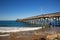 Newport pier beach in California USA