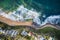 Newport Rock pool, Newport Beach, Sydney Australia aerial