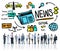 News Journalism Information Publication Update Media