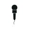 News microphone icon. Reporter icon