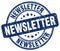 newsletter blue stamp