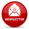 Newsletter special red round button