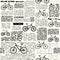 Newspaper with different bicycles