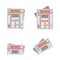 Daily newspaper icon-newsletter icon-article symbol-reportage Illustration-media Illustration