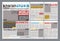 Newspaper Online Template Realistic Poster