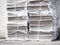 Newspaper stack